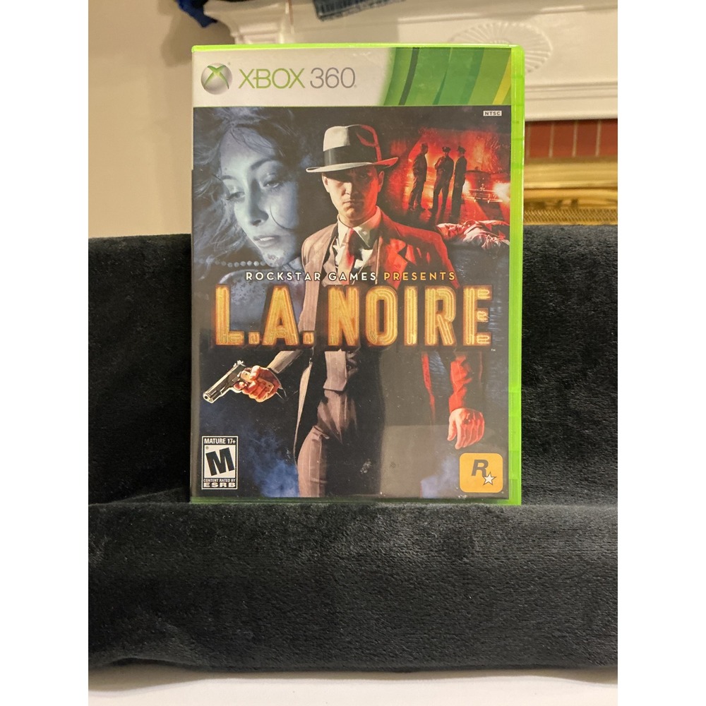 L.A. Noire Rockstar Games Xbox 360 Complete 3 Disc Set with Manual‎ NTSC CIB